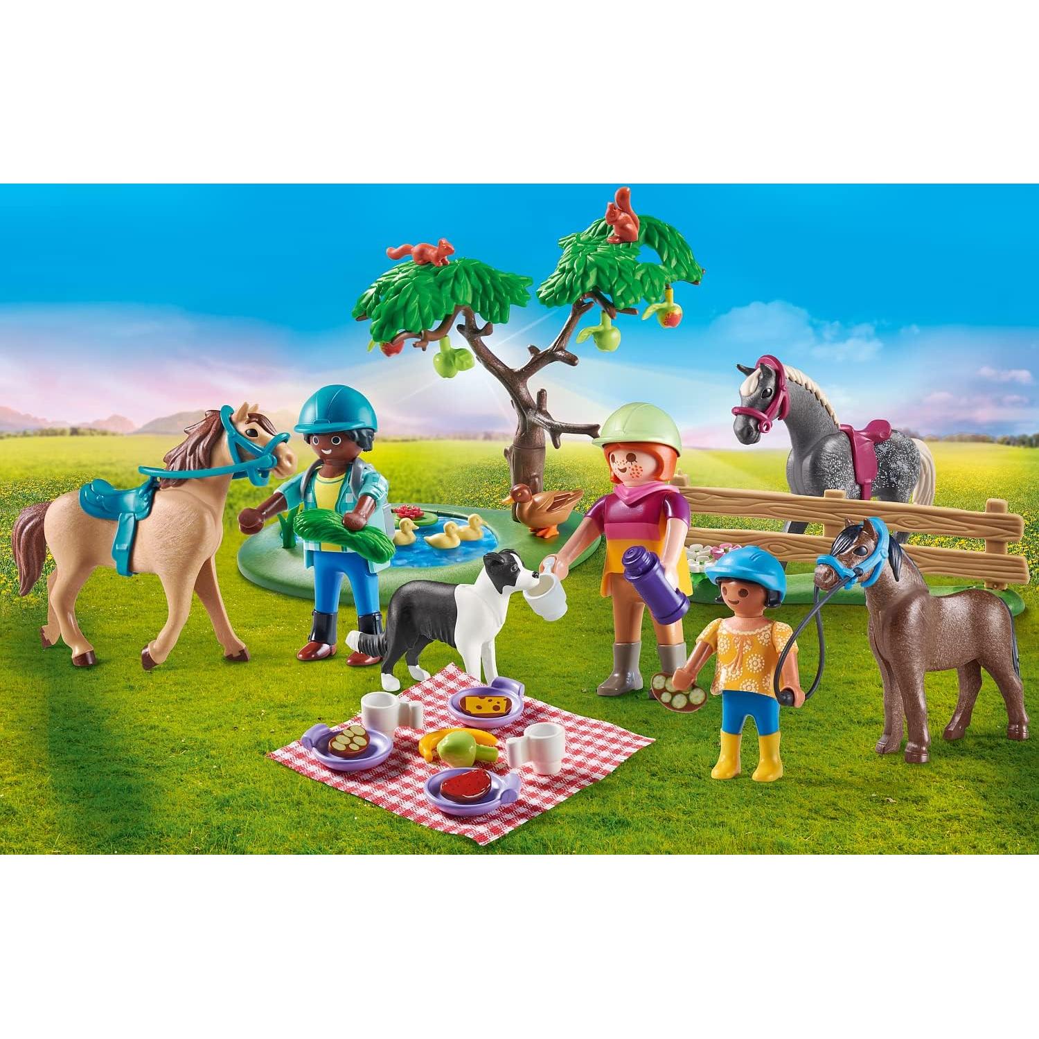 Aventura de Picnic con Caballos Playmobil 71239