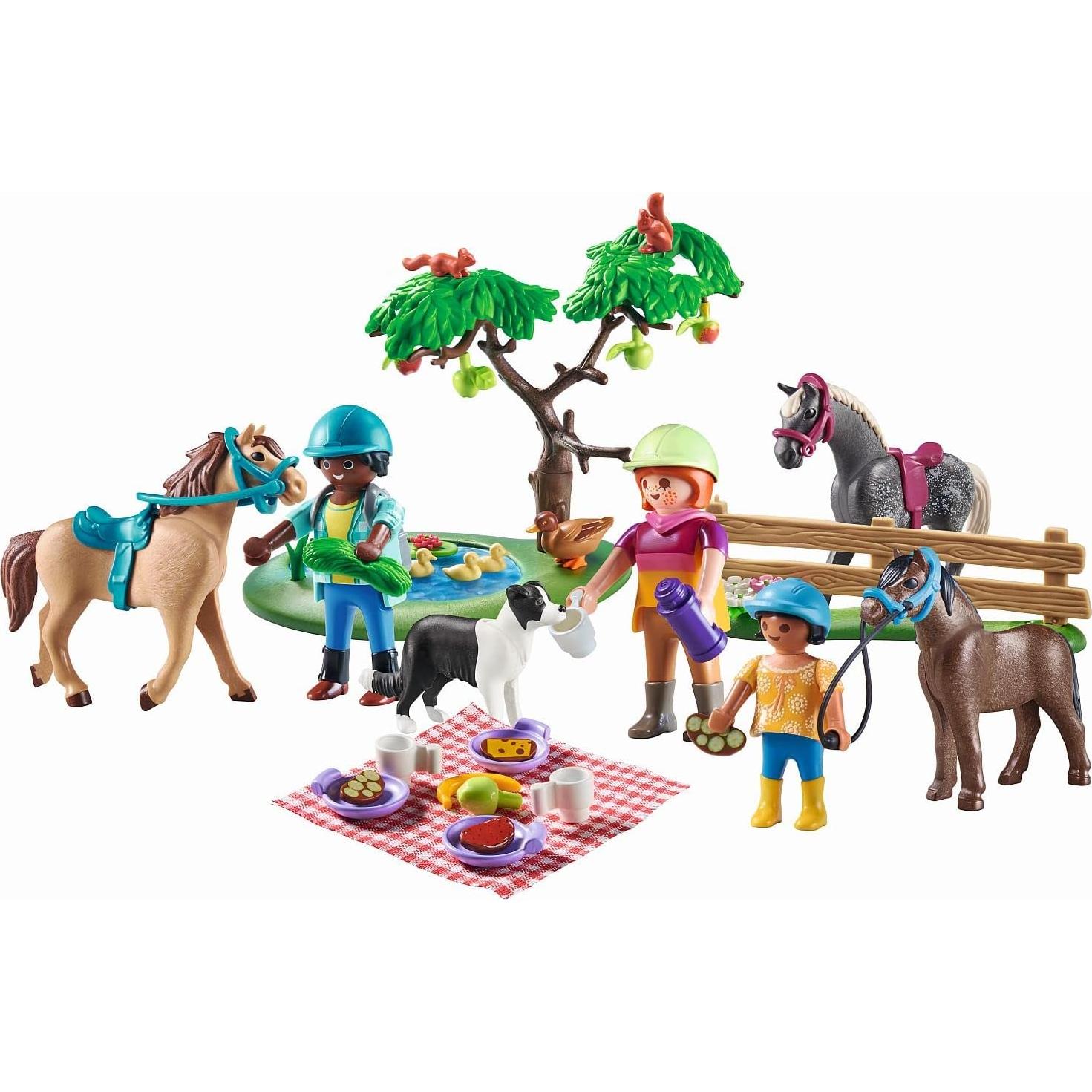 Aventura de Picnic con Caballos Playmobil 71239
