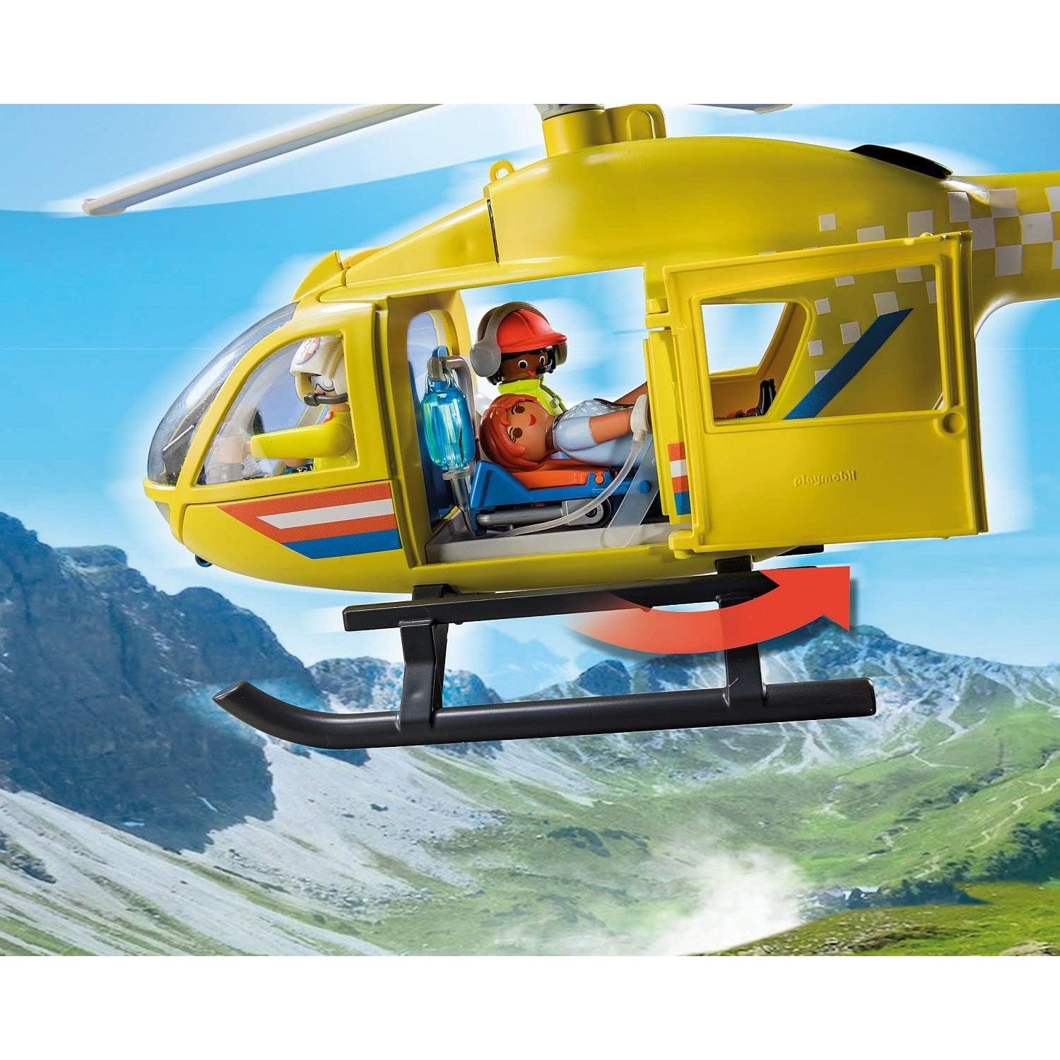 Helicóptero Médico Playmobil 71203 con Accesorios