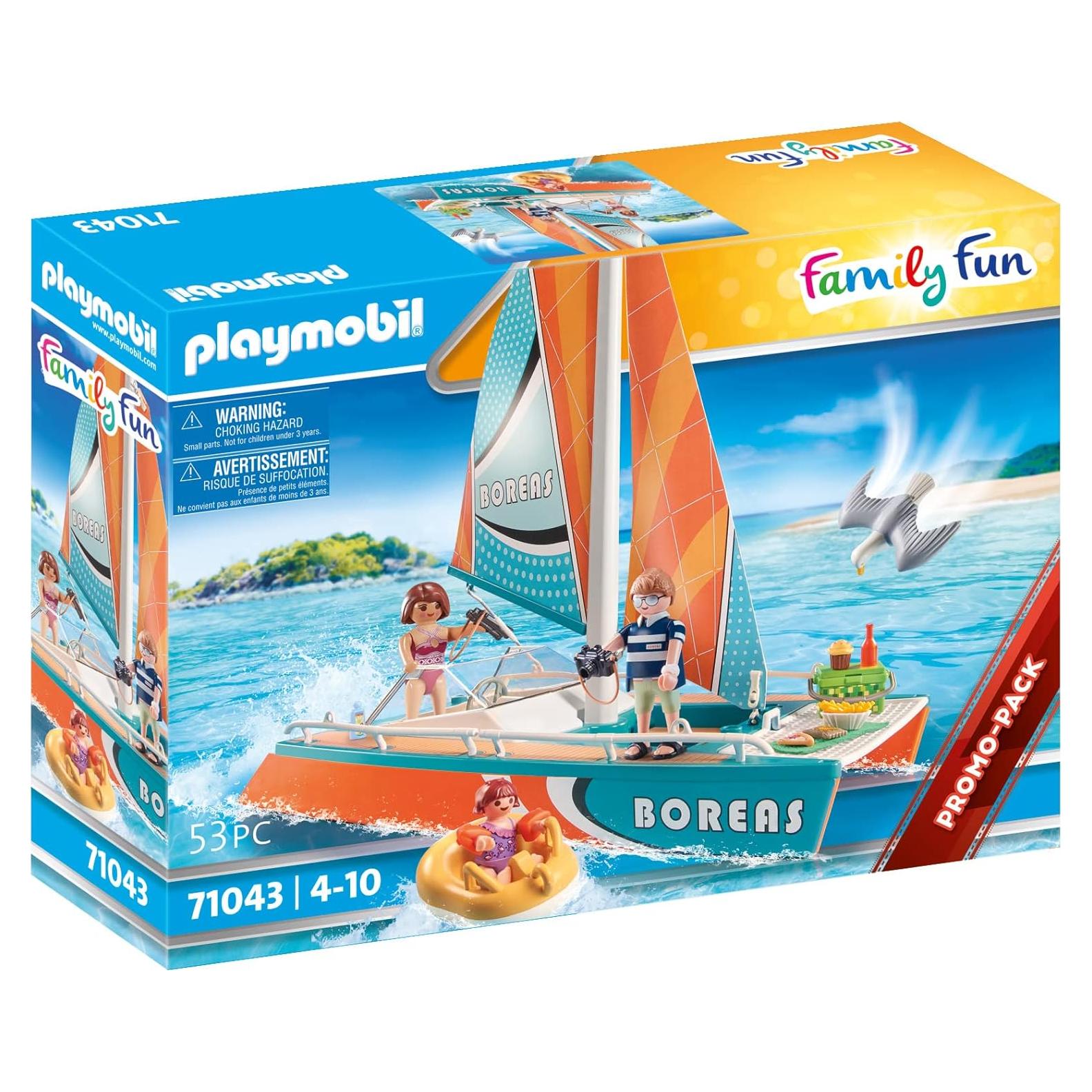Catamarán Playmobil 71043 con 3 Figuras y Accesorios