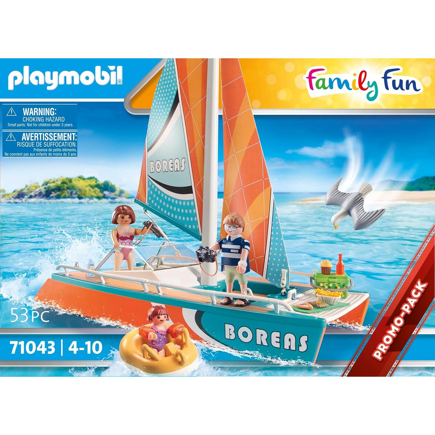 Catamarán Playmobil 71043 con 3 Figuras y Accesorios