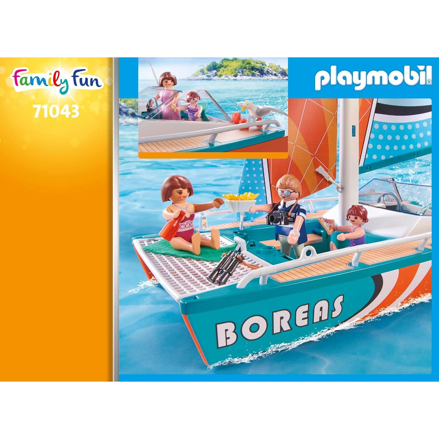 Catamarán Playmobil 71043 con 3 Figuras y Accesorios
