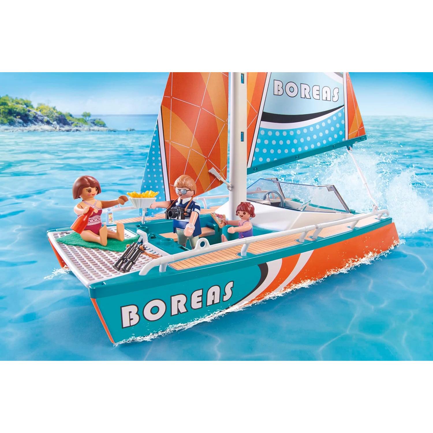 Catamarán Playmobil 71043 con 3 Figuras y Accesorios