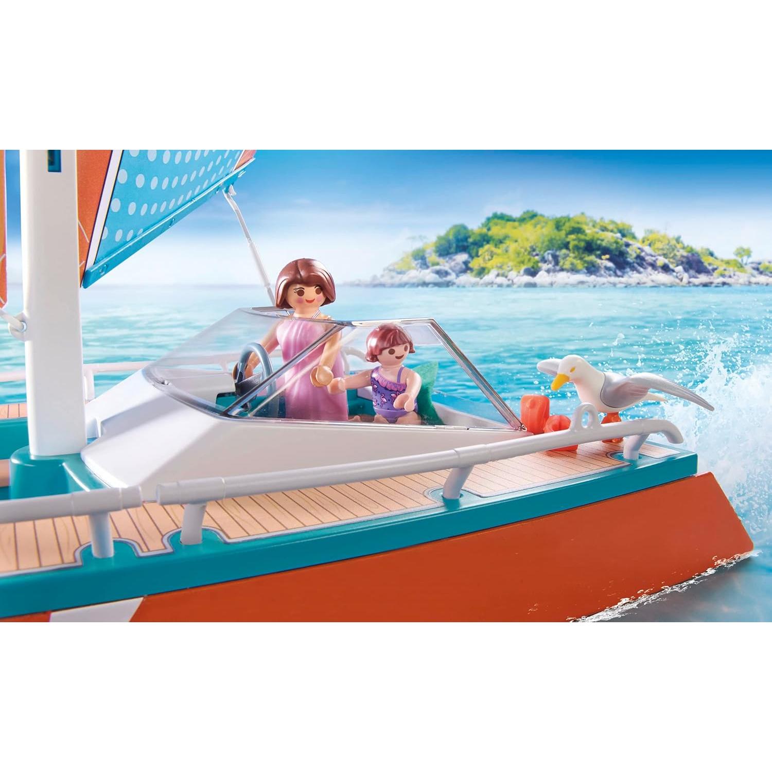Catamarán Playmobil 71043 con 3 Figuras y Accesorios