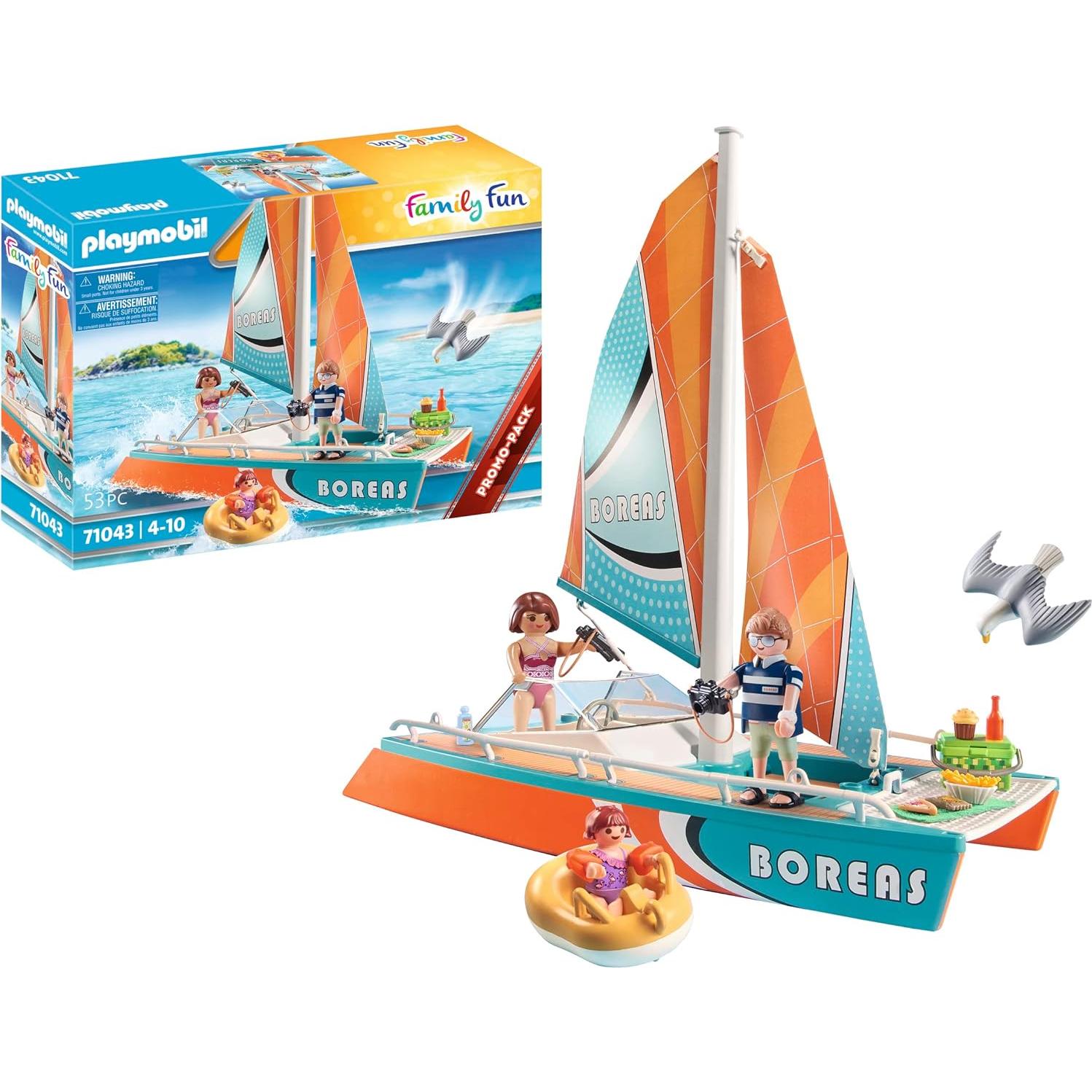 Catamarán Playmobil 71043 con 3 Figuras y Accesorios
