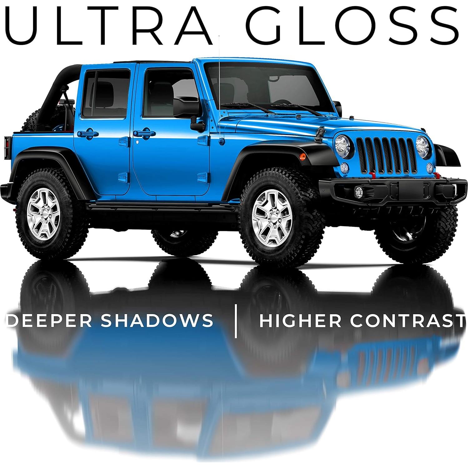 Vinilo Envoltura de Coche VViViD Ultra Gloss Azul 30.48x152.4cm