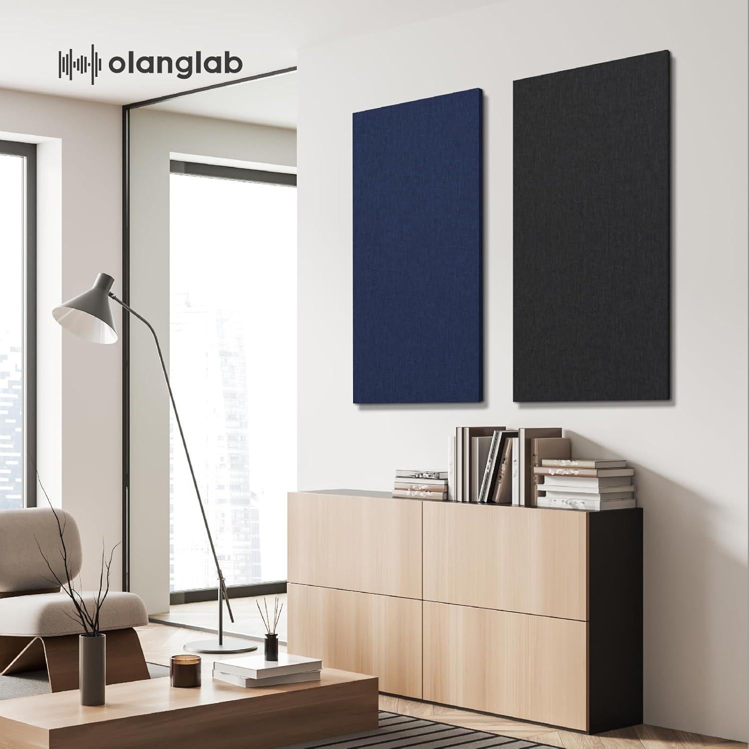 Paneles Acústicos Olanglab 2 Pack 121.9x60.9cm Marino