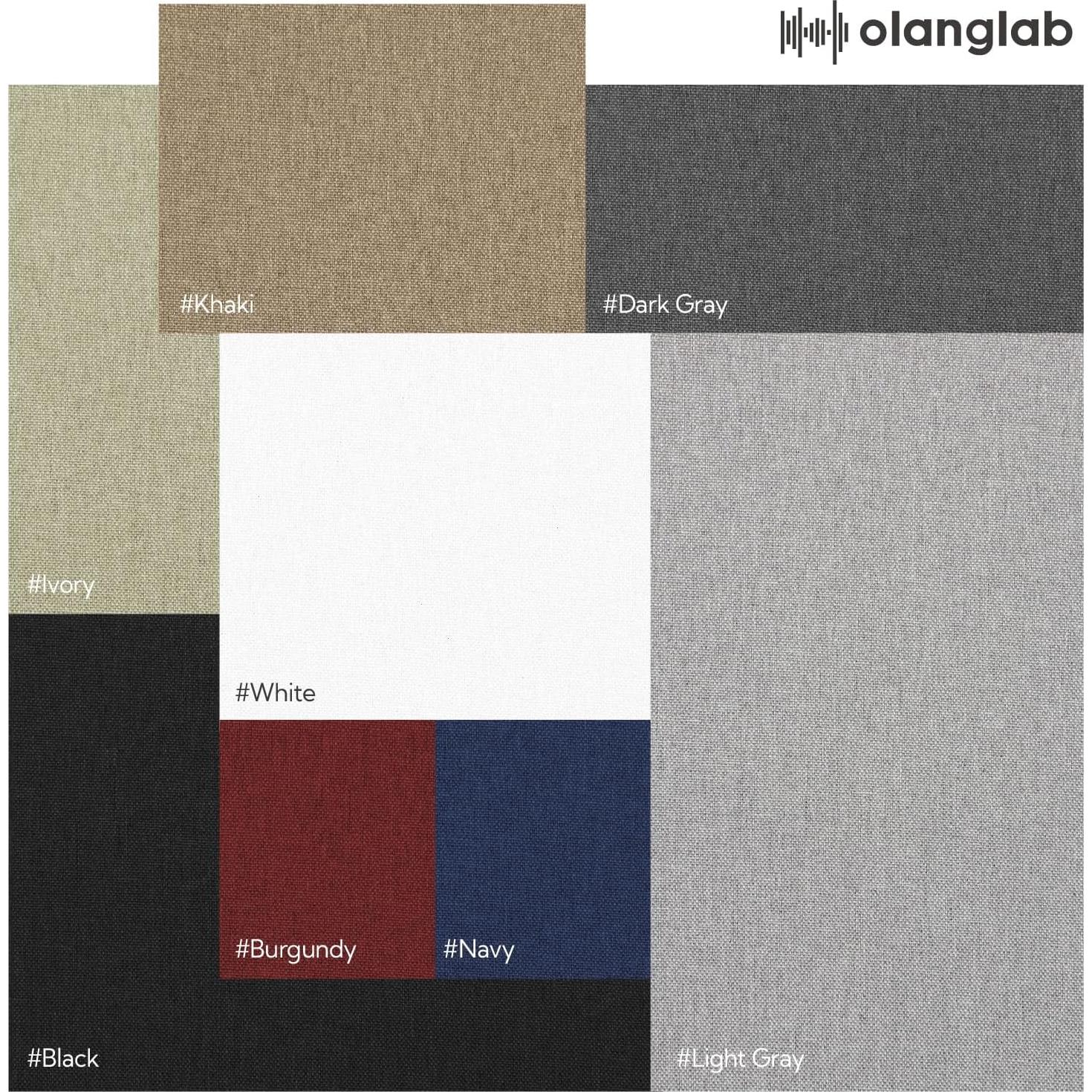 Paneles Acústicos Olanglab 2 Pack 61x122 cm Aislantes Sonido Negro