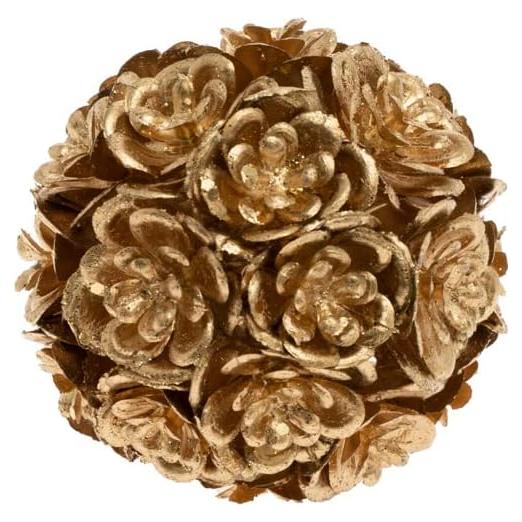 Bola de Beso Topiaria Falsa Boston International 5.72 cm Dorado