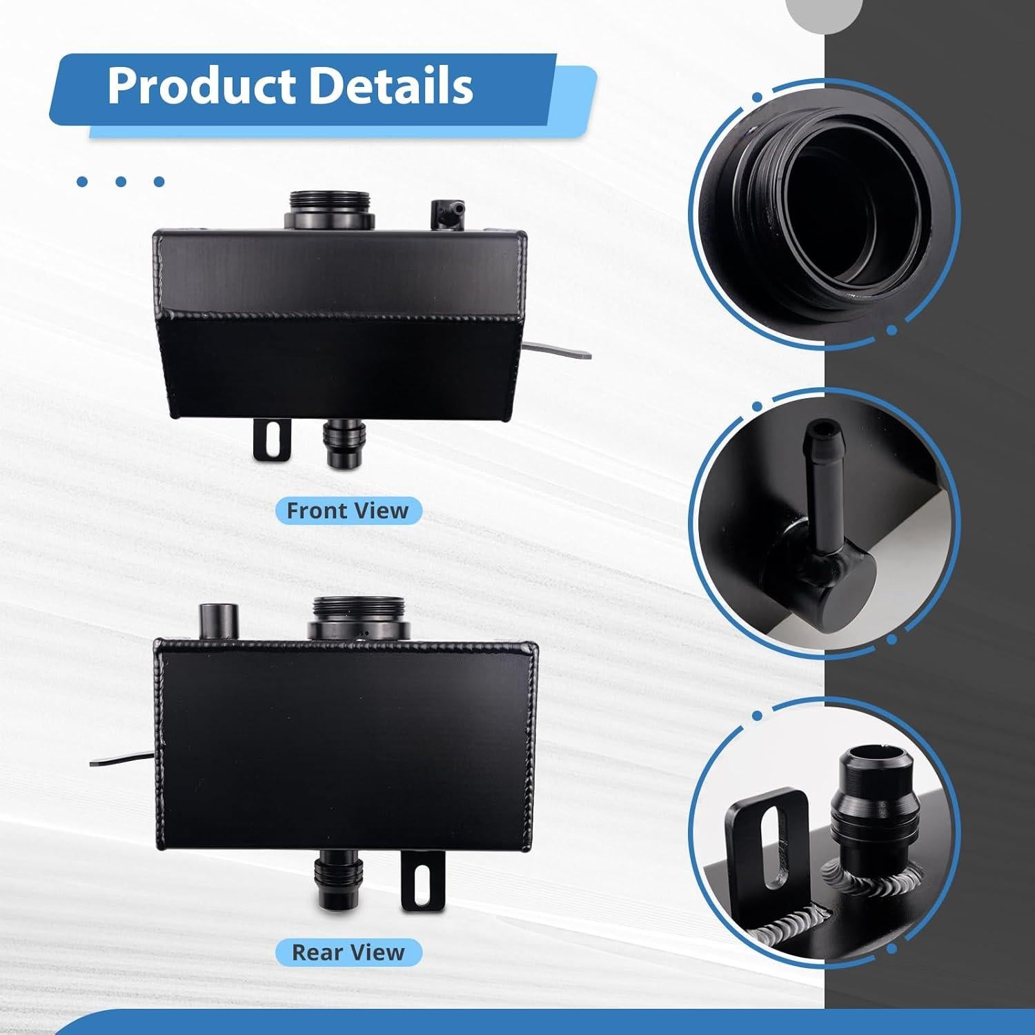 Tanque de Refrigerante Aluminio EXARRNX 68364312AC Jeep Wrangler 2018-2025