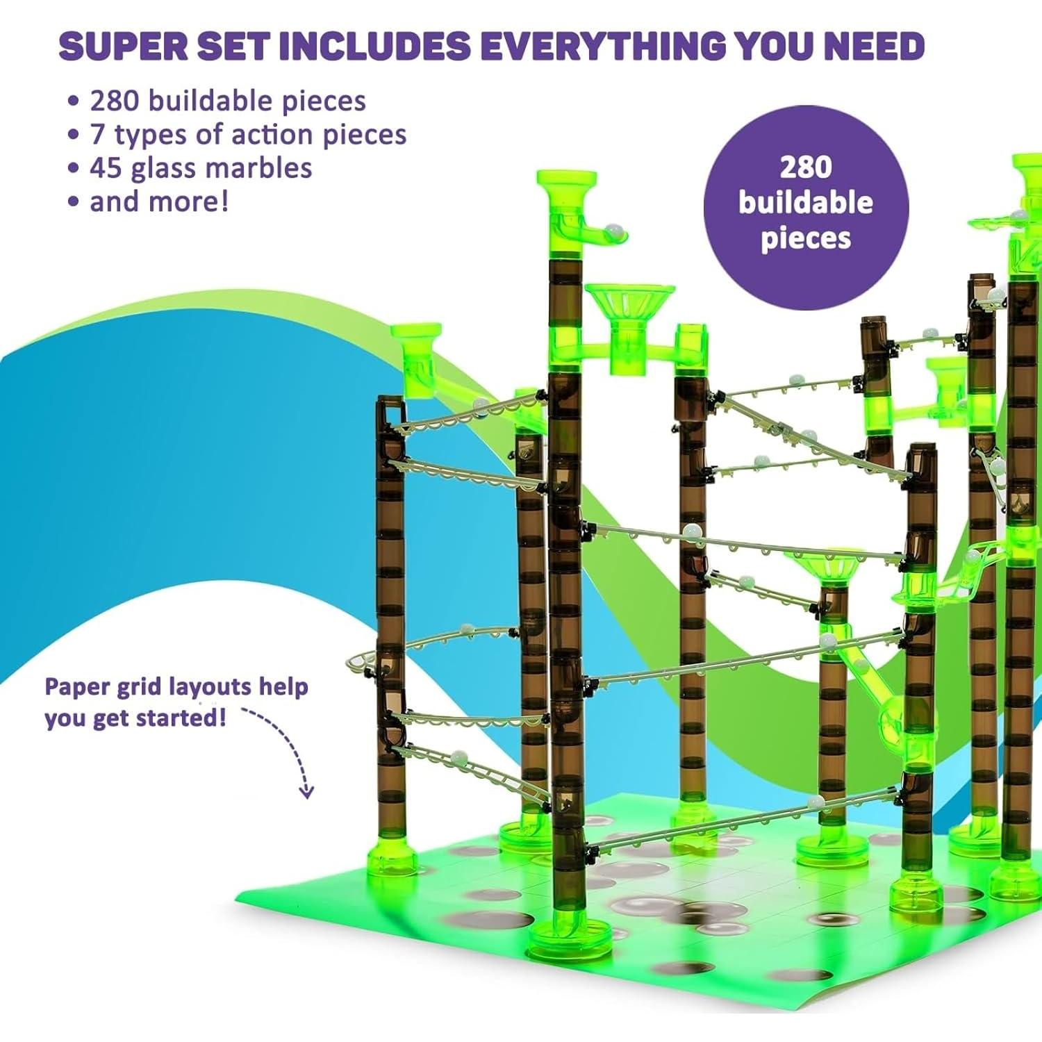 Conjunto de Carriles de Mármol Marble Genius 325 Piezas STEM
