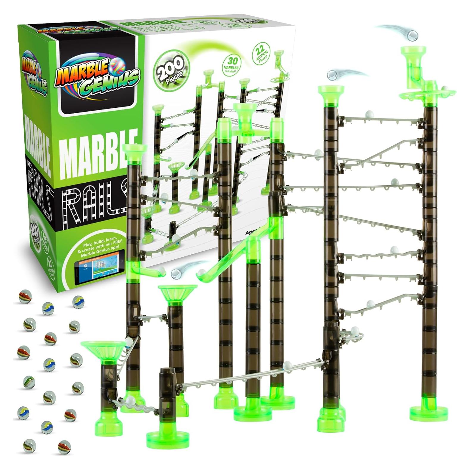 Juego de Canicas Marble Genius 200 Piezas para Niños 8+