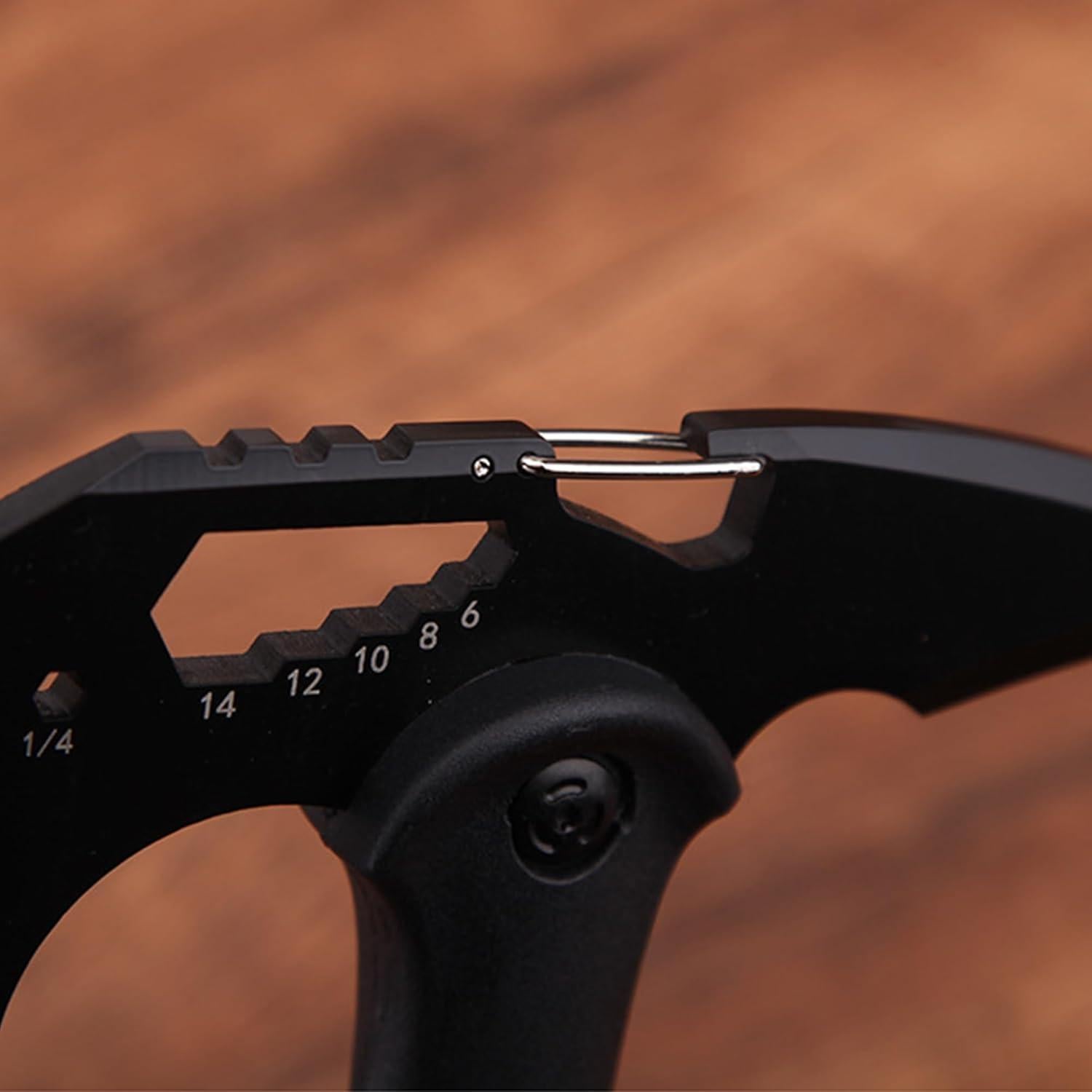 Hacha de Camping Skuaoy Táctica con Martillo 38.4x16.5 cm