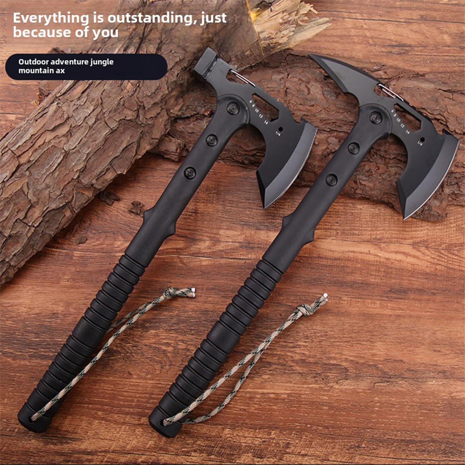 Hacha de Camping Skuaoy Táctica con Martillo 38.4x16.5 cm