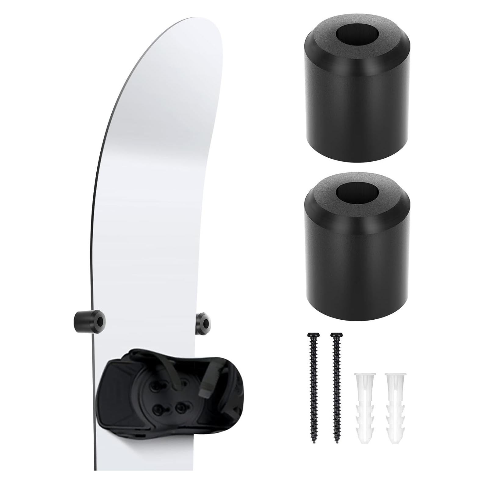 Soporte de Pared para Snowboard Rolitwils - 2 Piezas Negro