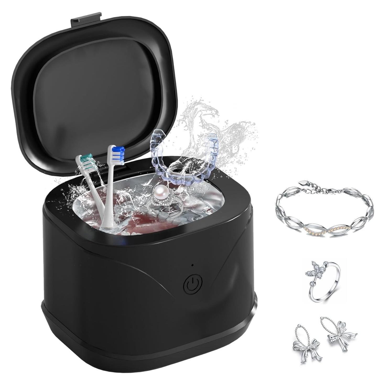 Limpiador Ultrasónico KUNPHY para Retenedores y Dentaduras 46KHz