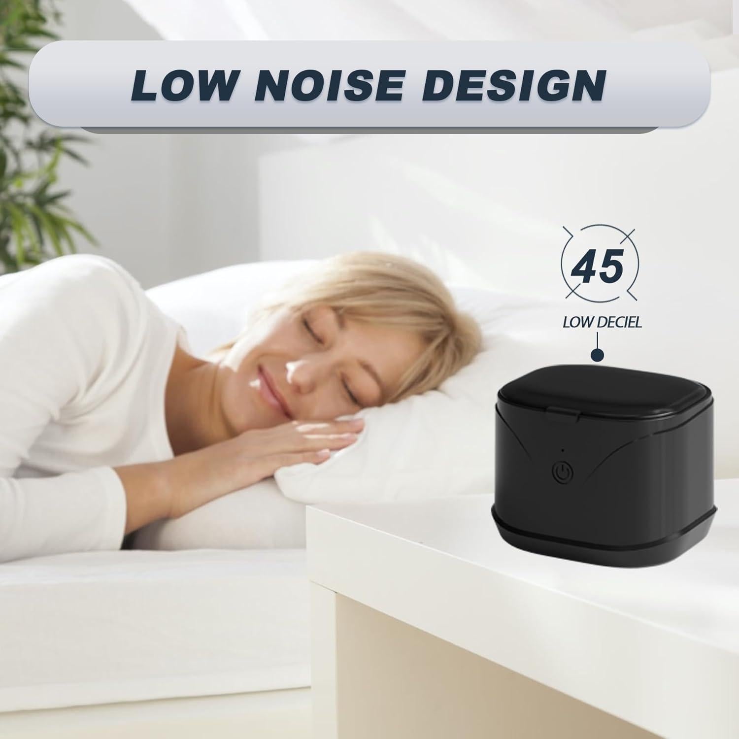 Limpiador Ultrasónico KUNPHY para Retenedores y Dentaduras 46KHz