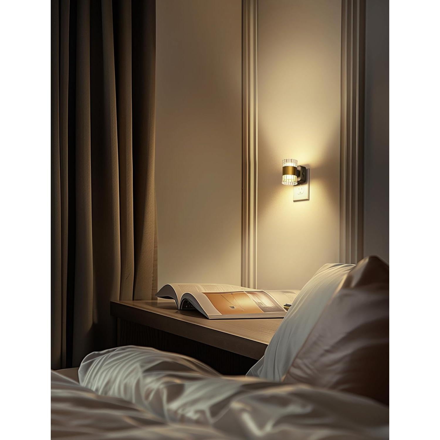 Luz Nocturna LED Enchufable DORESshop Regulable 0-100LM