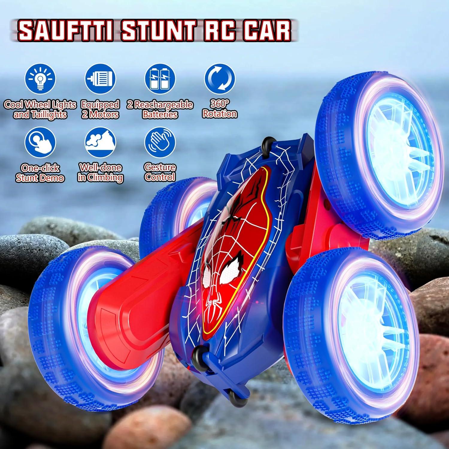 Coche RC Acrobático SAUFTTI Control Gestos 4WD Azul