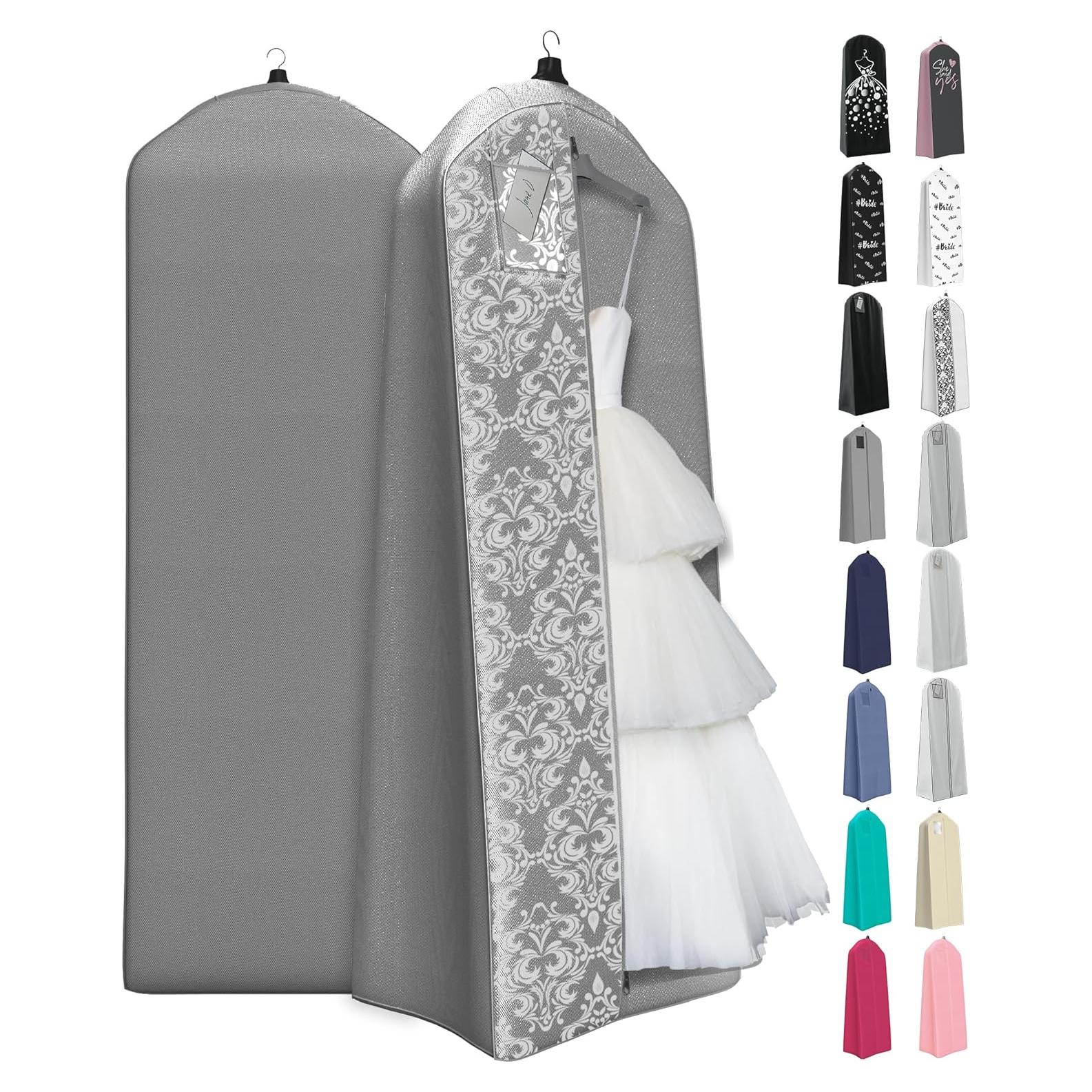 Bolsa de Vestido de Novia Tu Bolsa 183 cm Gris Damask