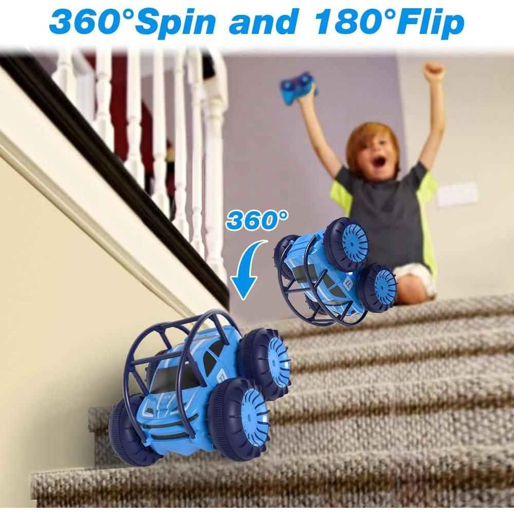 Coche RC Anfibio MaxTronic 4WD 15KM/H Azul IP68