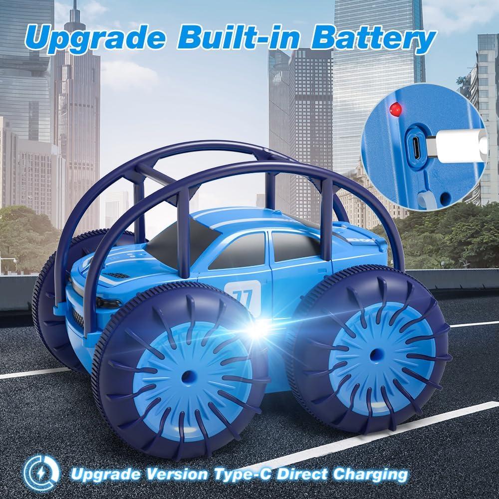 Coche RC Anfibio MaxTronic 4WD 15KM/H Azul IP68