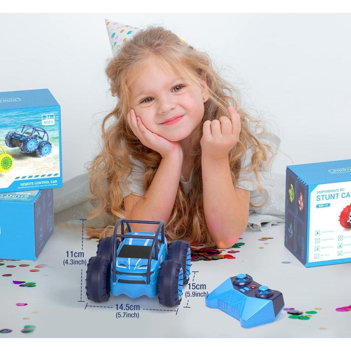 Coche RC Anfibio MaxTronic 4WD 15KM/H Azul IP68