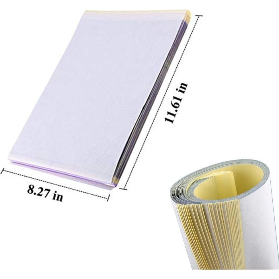 Papel de Transferencia para Tatuajes Autdor 35 Hojas 21.6x27.9cm