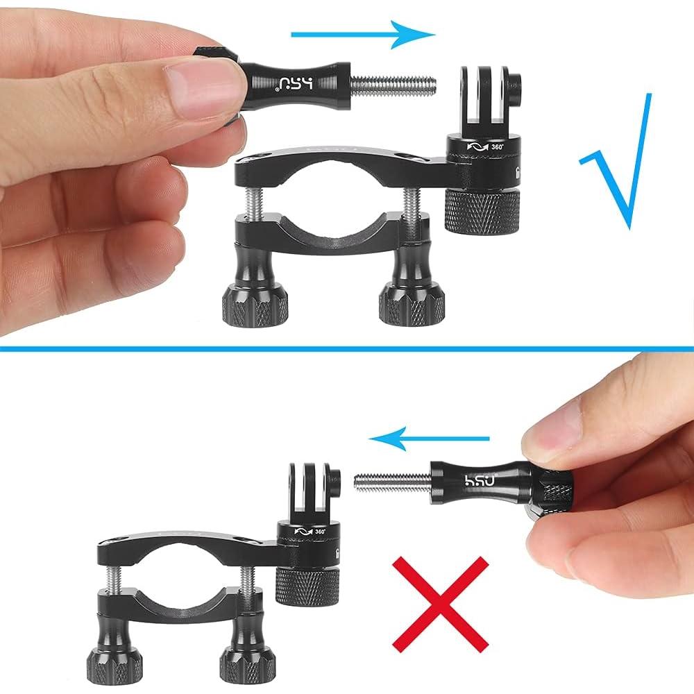 Soporte para Manillar de Bicicleta HSU para Cámaras de Acción 360°