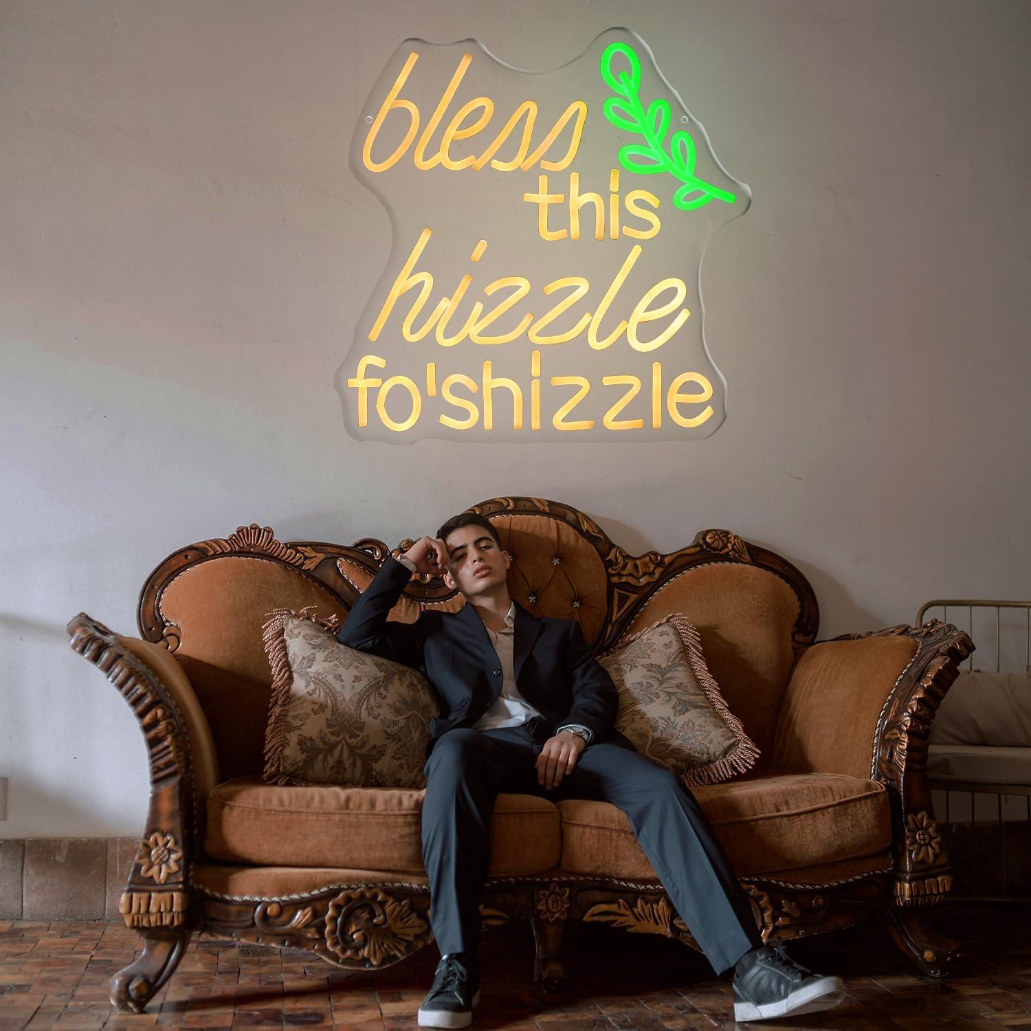 Lámpara LED Neón Bendice Este Hizzle 33x33cm Wutrnjd