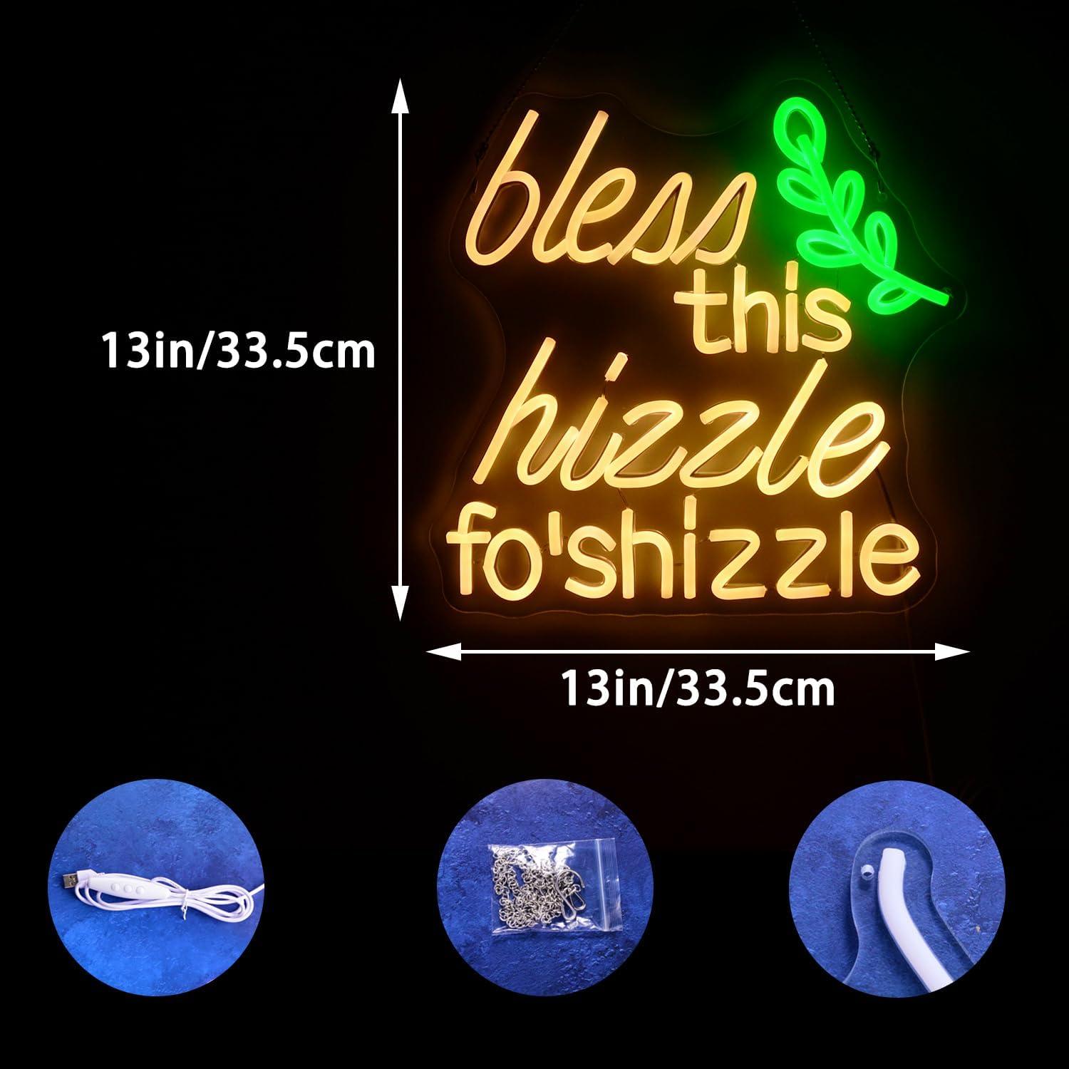 Lámpara LED Neón Bendice Este Hizzle 33x33cm Wutrnjd