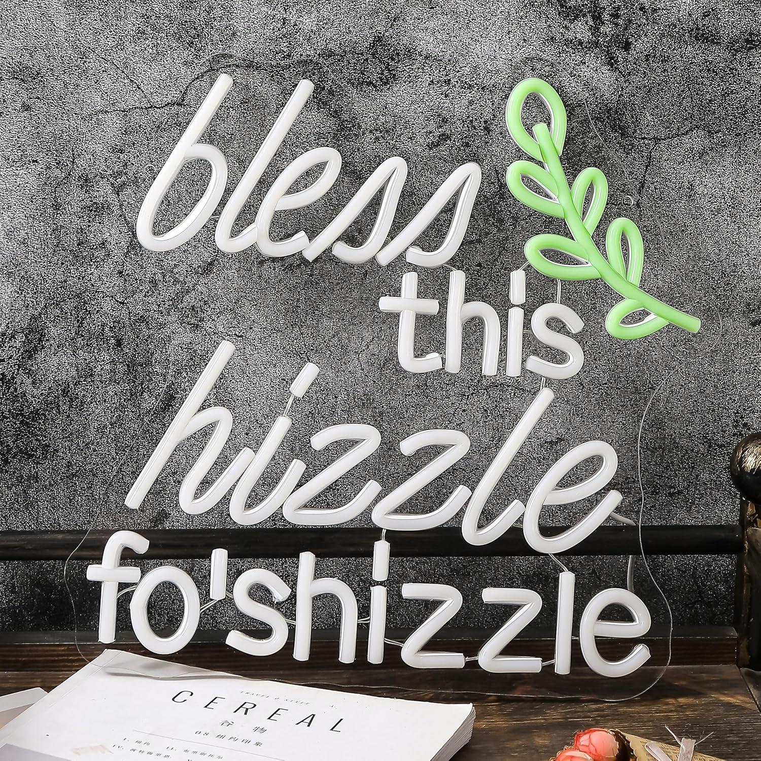 Lámpara LED Neón Bendice Este Hizzle 33x33cm Wutrnjd