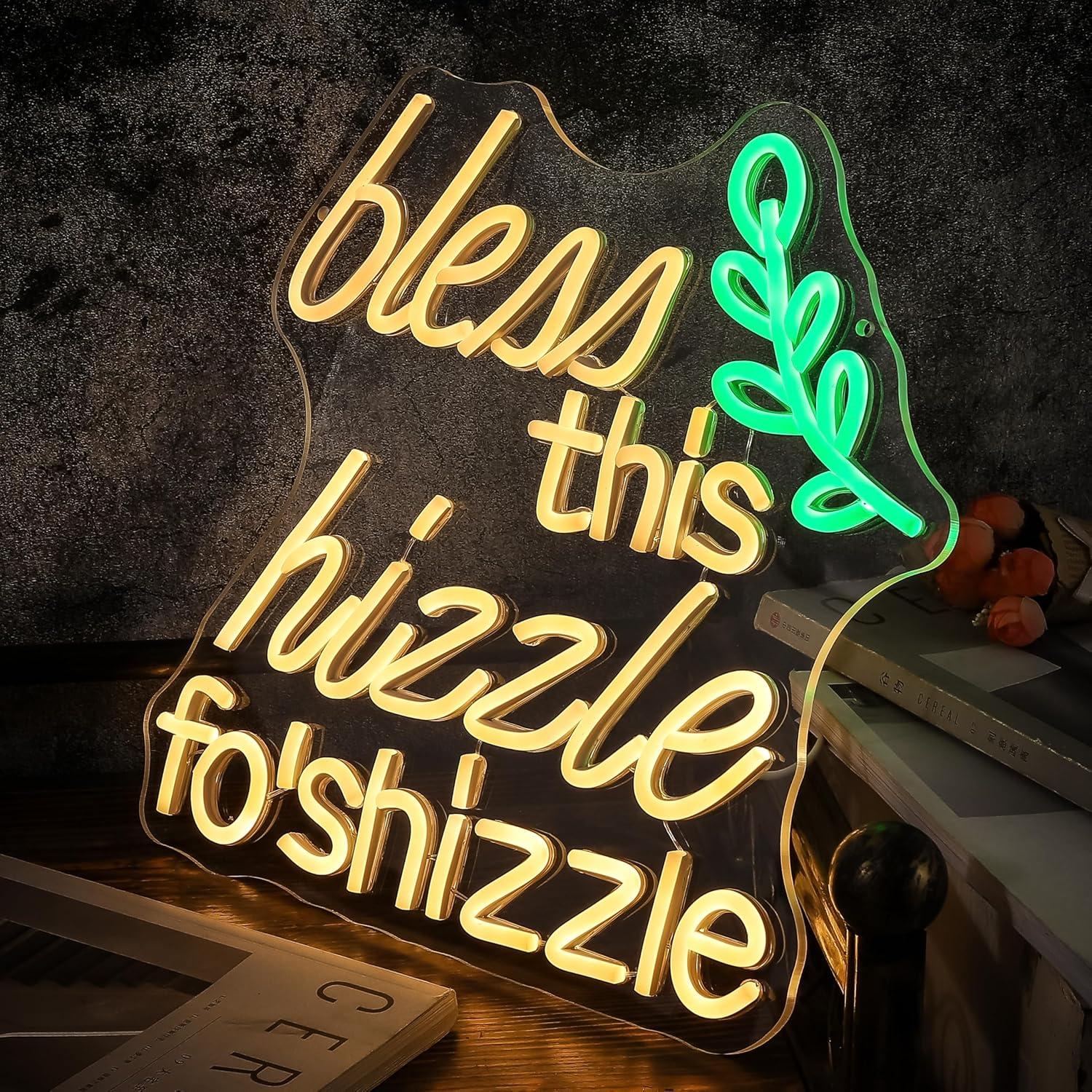 Lámpara LED Neón Bendice Este Hizzle 33x33cm Wutrnjd