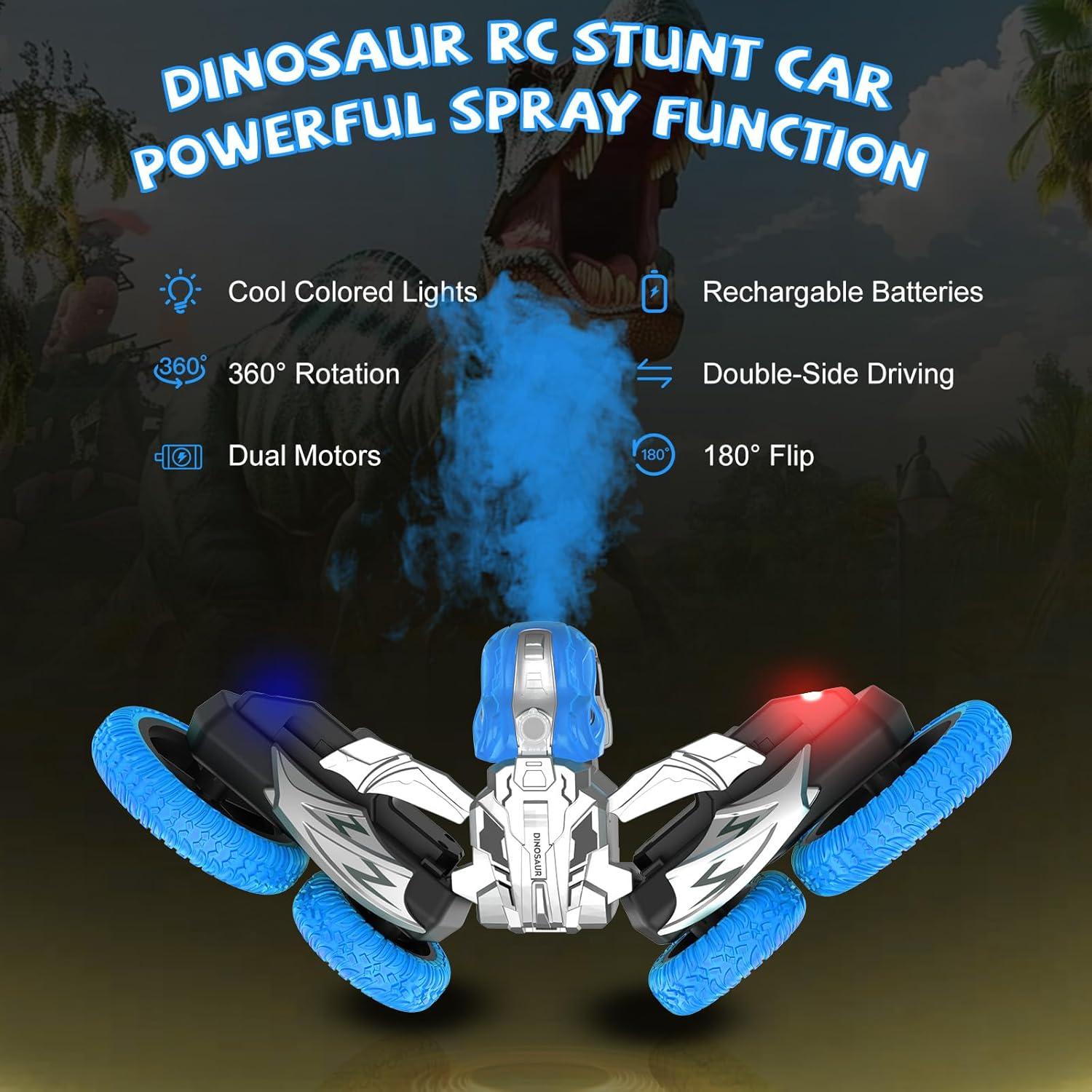 Coche RC Acrobático Paaxido 360° Doble Cara Azul