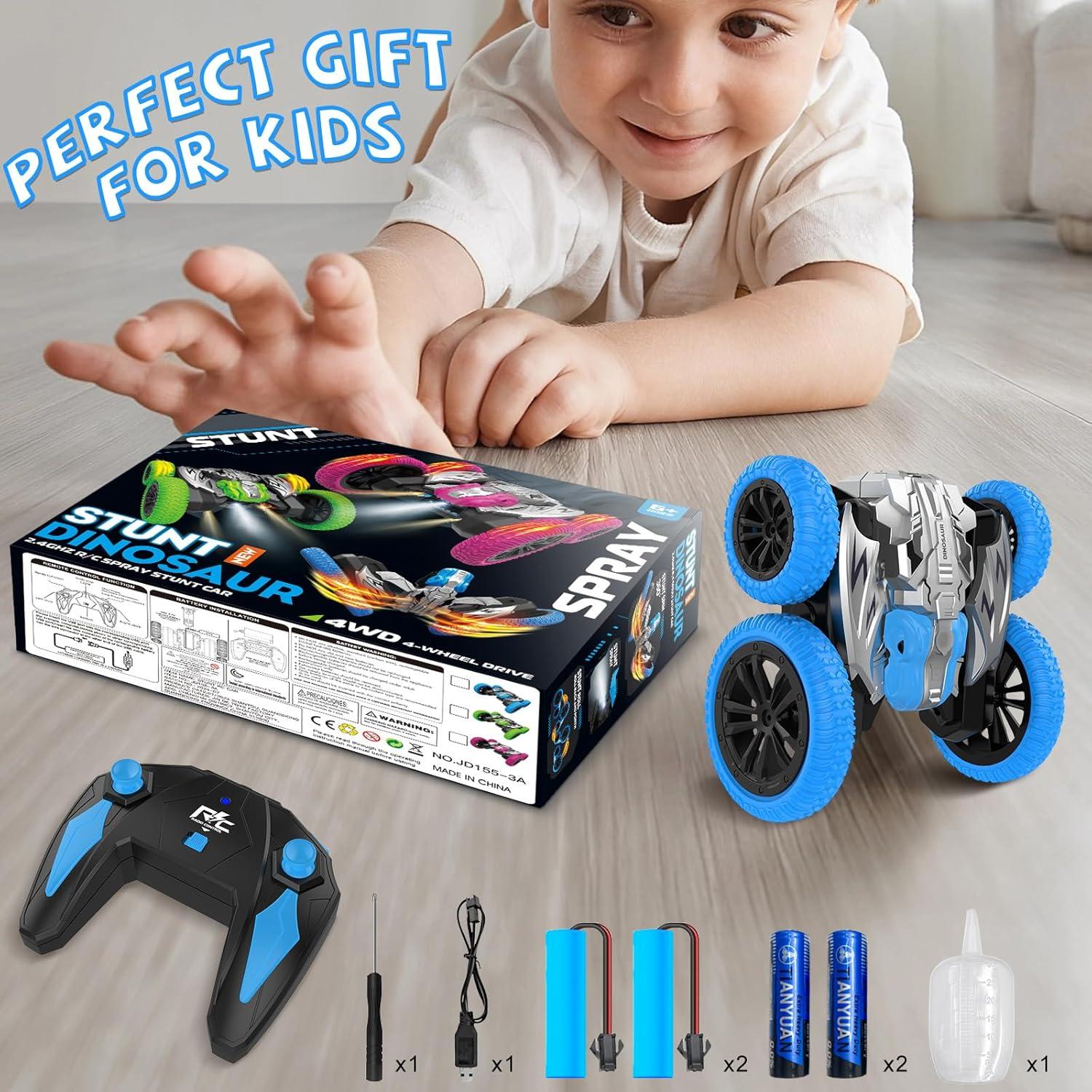 Coche RC Acrobático Paaxido 360° Doble Cara Azul