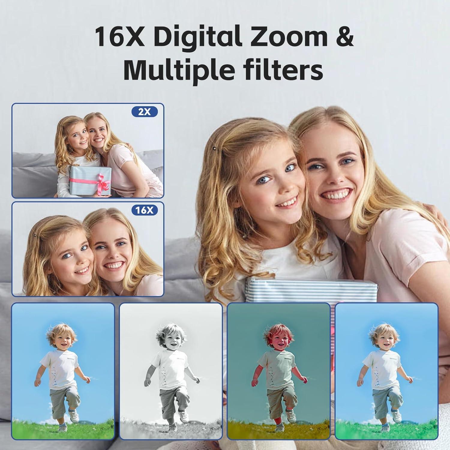 Cámara Digital Compacta Twylyte CDF9P 56MP FHD 1080P Zoom 16X