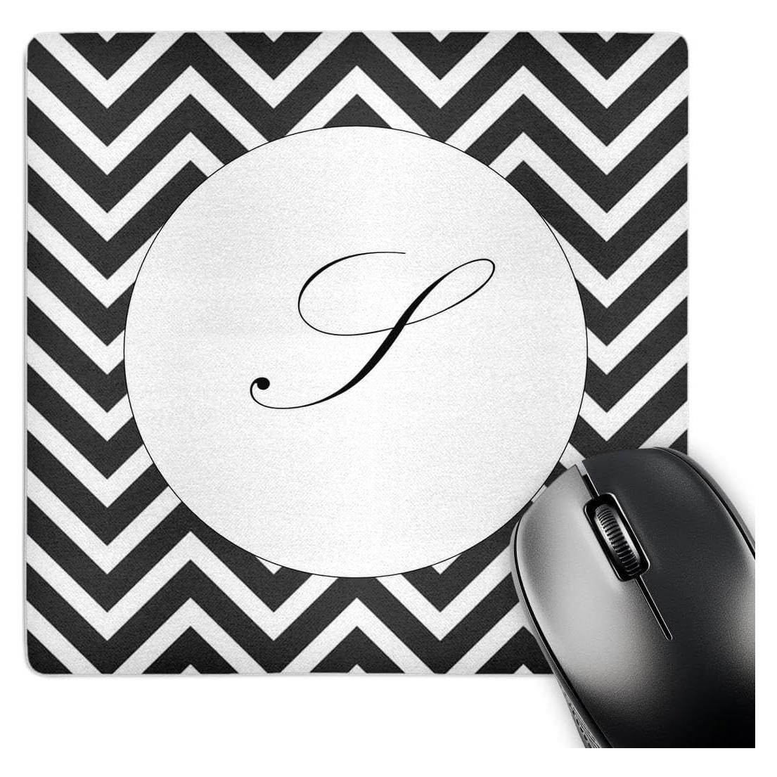 Alfombrilla de Ratón 3D Rose Script S Chevron 20.32x20.32cm