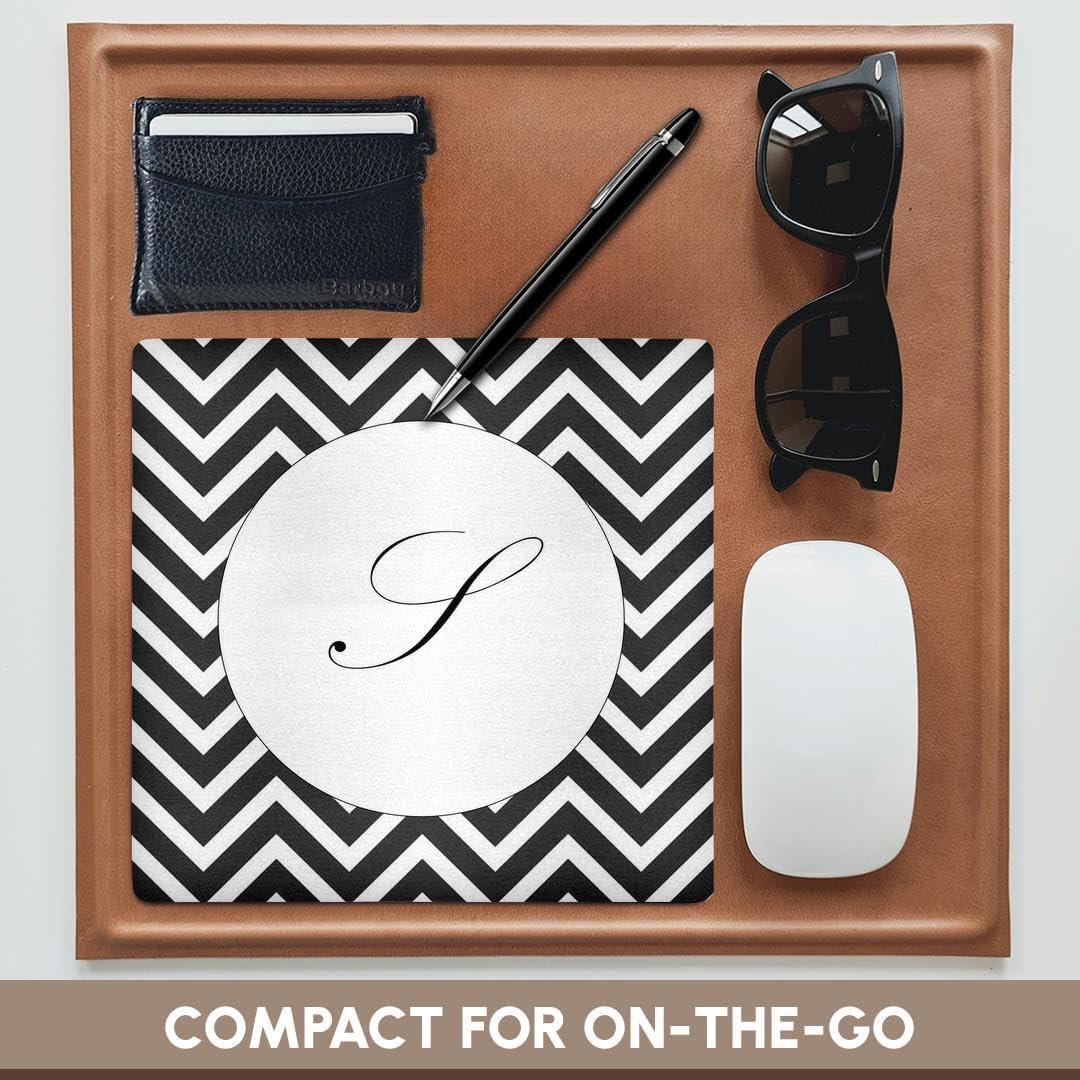 Alfombrilla de Ratón 3D Rose Script S Chevron 20.32x20.32cm