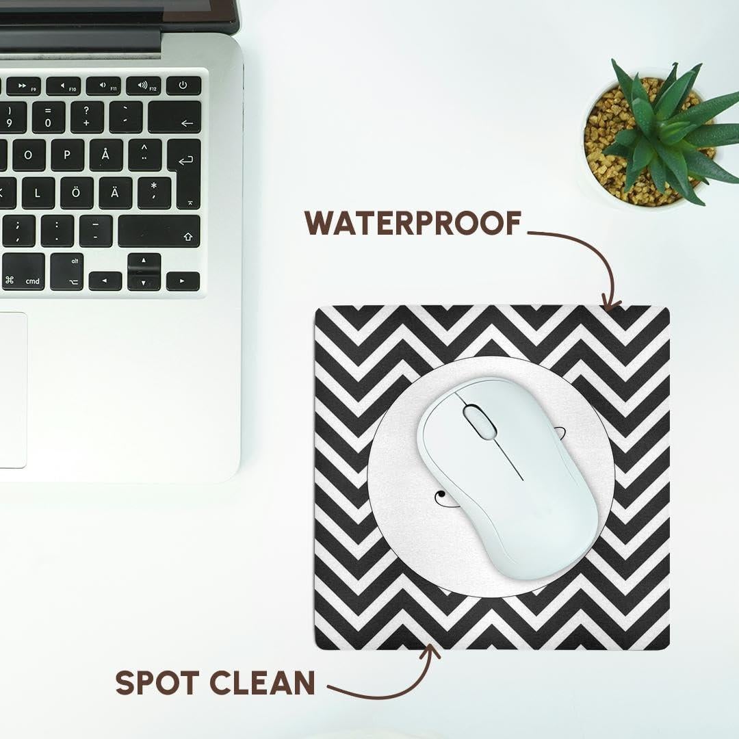 Alfombrilla de Ratón 3D Rose Script S Chevron 20.32x20.32cm