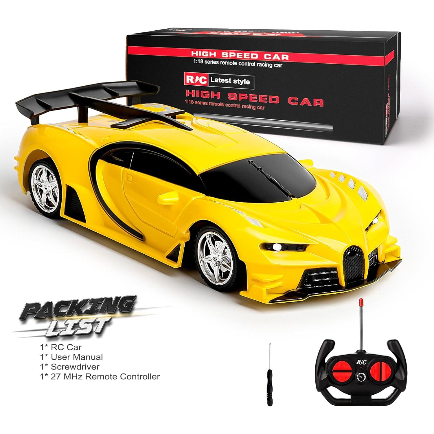 Coche RC Kulariworld 1/18 Alta Velocidad 15 KMH para Niños