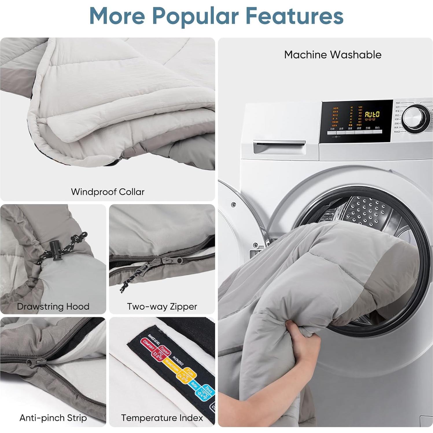 Saco de Dormir Naturehike P300 para Clima Frío 1-6°C