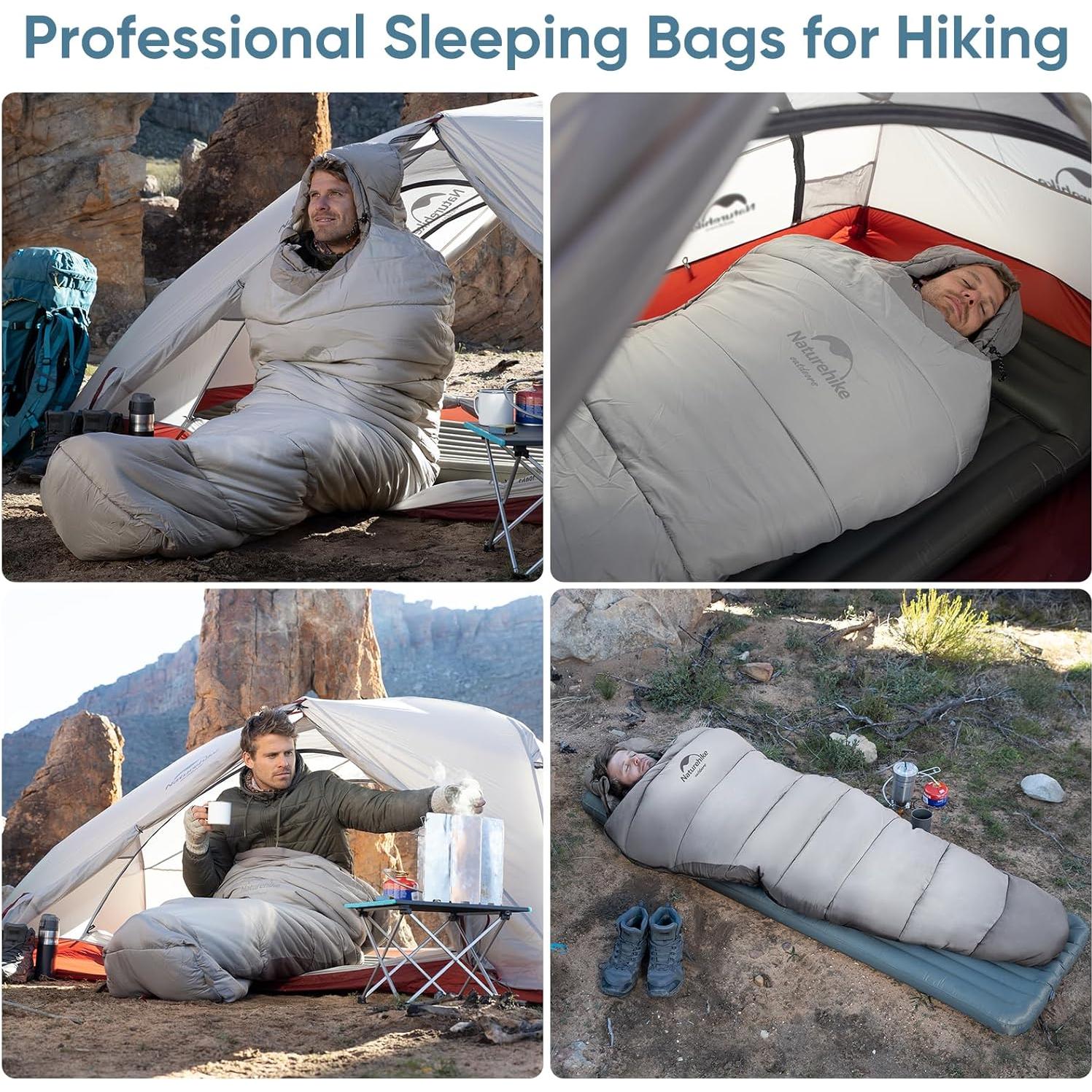 Saco de Dormir Naturehike P300 para Clima Frío 1-6°C