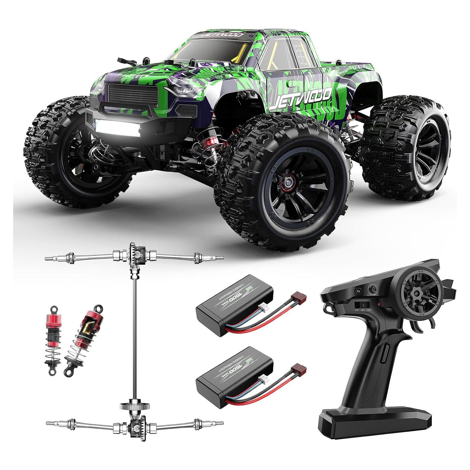 Coche RC Jetwood JC16W 4WD 1/16 Offroad 38 km/h 2 Baterías