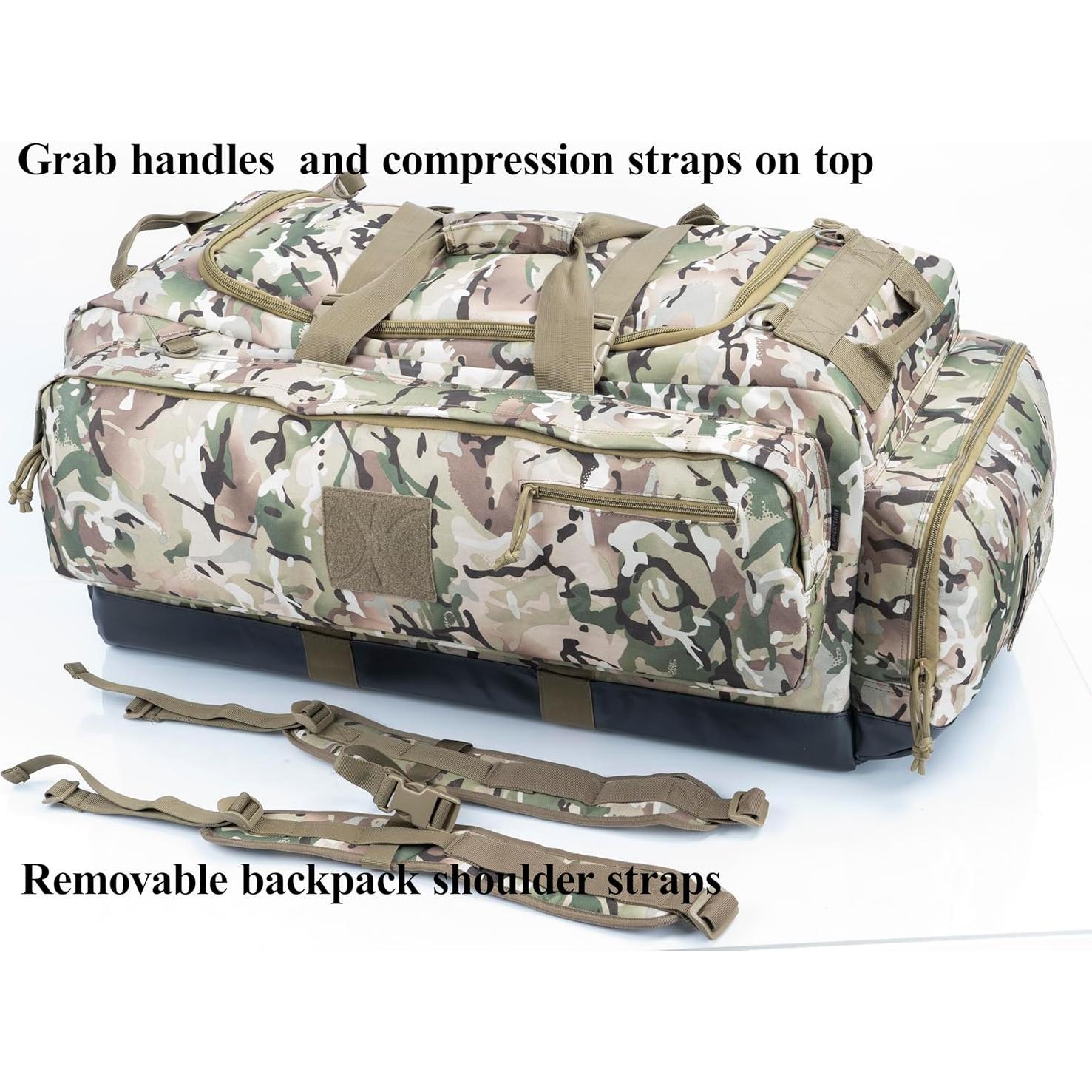 Bolsa Duffle Grande 105L BACKFERRY con Compartimento para Zapatos