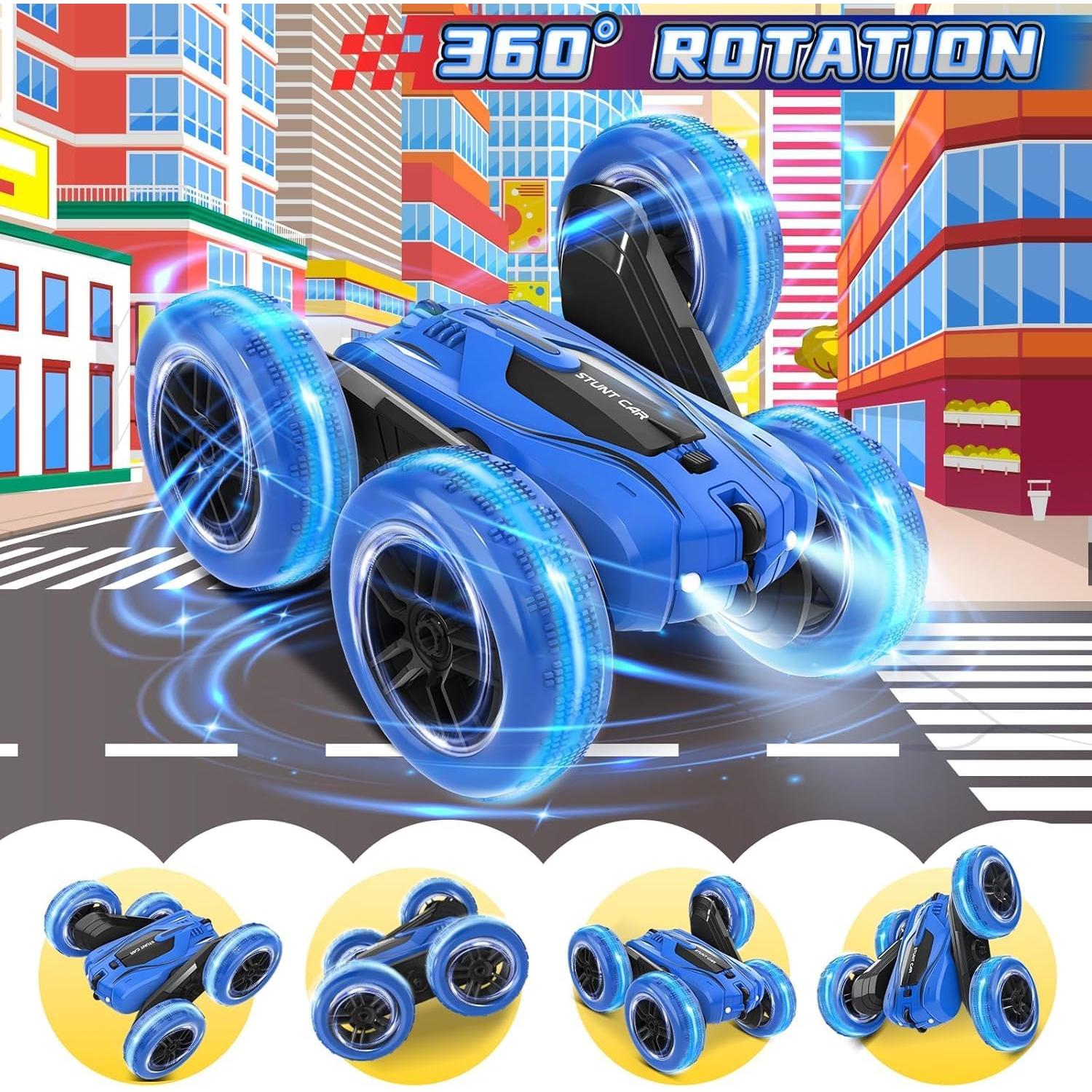 Coche RC A Alpha 4WD Doble Cara 360° Trepador 0.47 kg