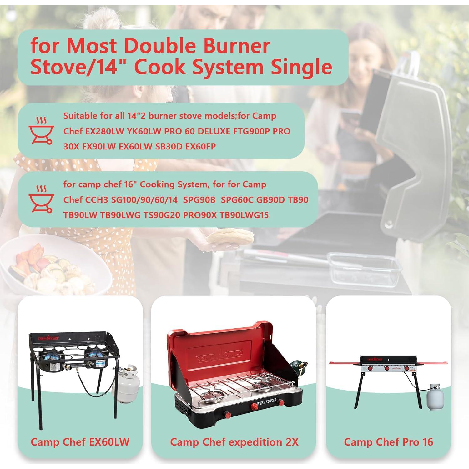 Plancha plana Camp Chef 14" x 16" (35.56 x 40.64 cm) metal