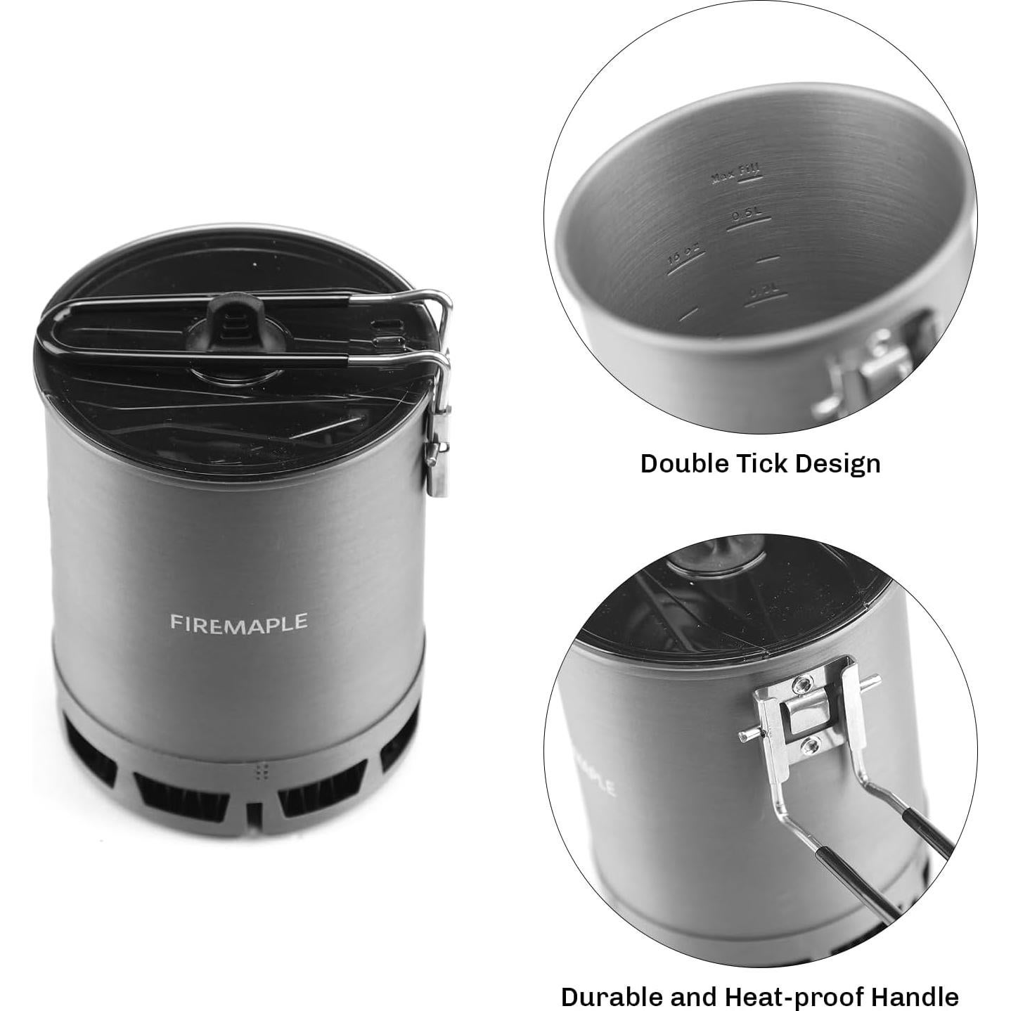 Estufa Portátil Fire Maple FMC-G3 Ultraligera para Camping