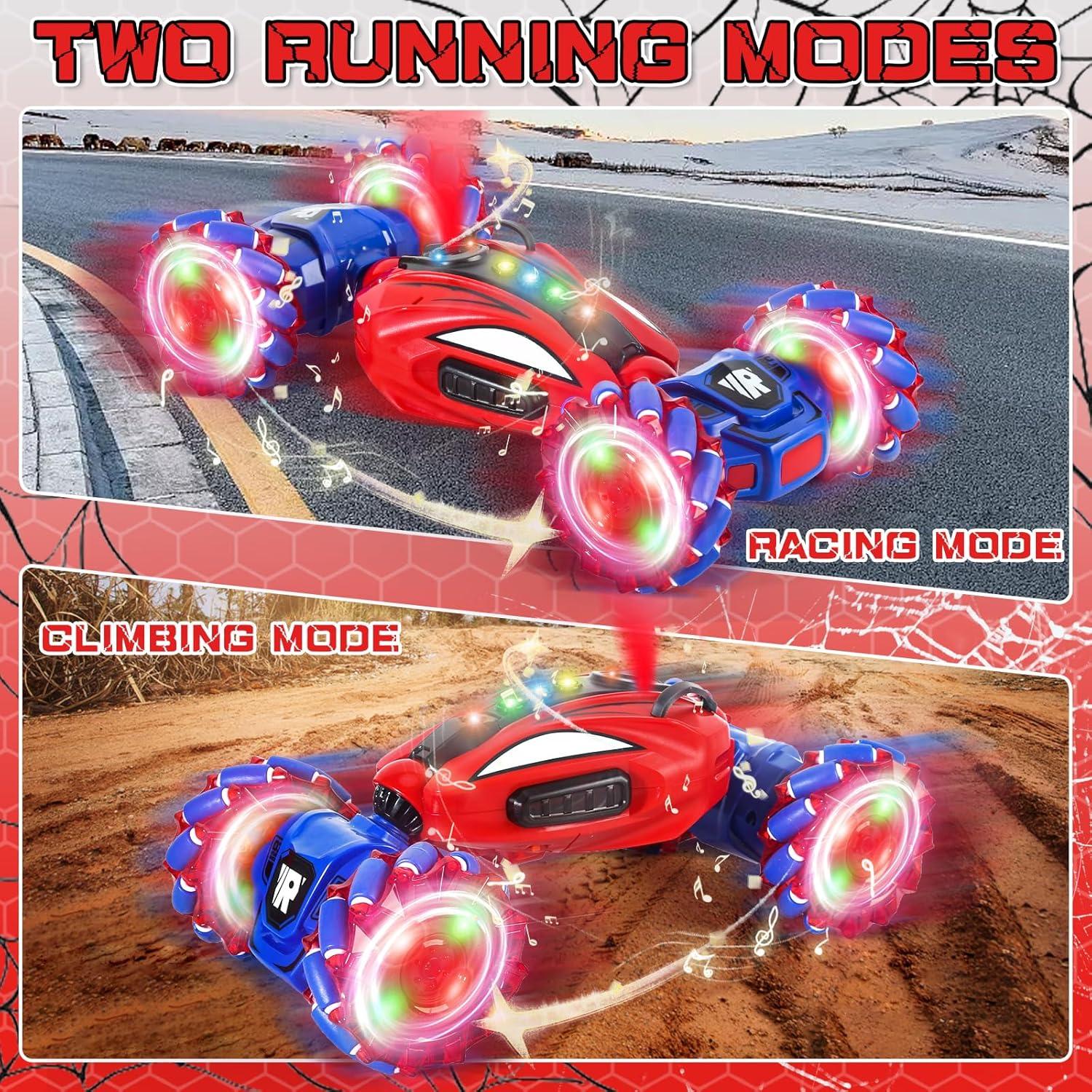 Coche Acrobático RC S-pider 4WD Detección de Gestos 360°