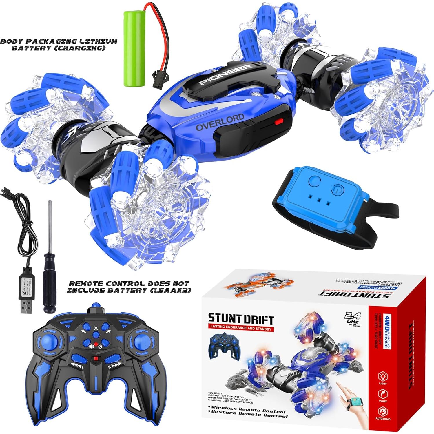 Coche Acrobático RC Rcabcar HS007-2C 4WD Control Gestos