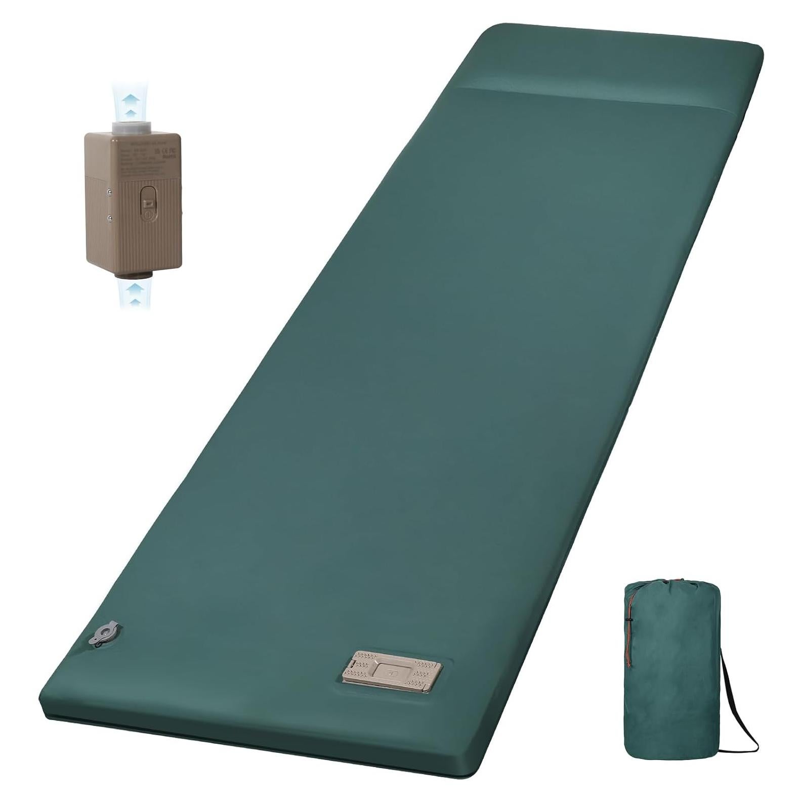 Colchoneta de Camping Autoinflable DOYXC 200x70 cm Espuma Memoria